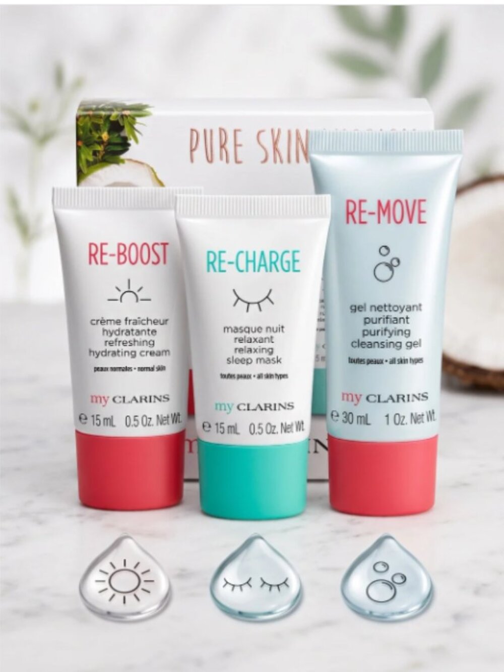 MyClarins Pure Skin Mission 4 piece set